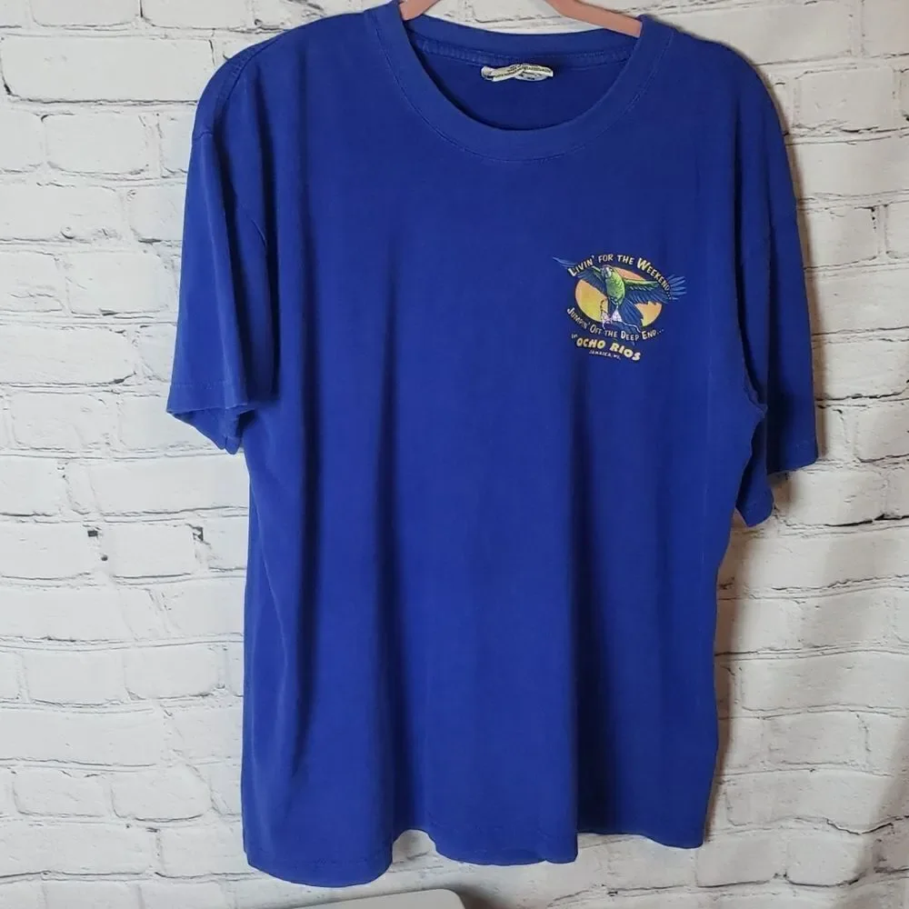 Y2K 2002 Jimmy Buffett Livin' For the Weekend Jamaica, WI Shirt